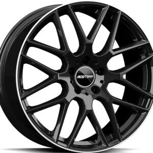 GMP Berghem Black Diam Lip 11,5x21 5/112 ET43 CB66.6 Kulkona R14