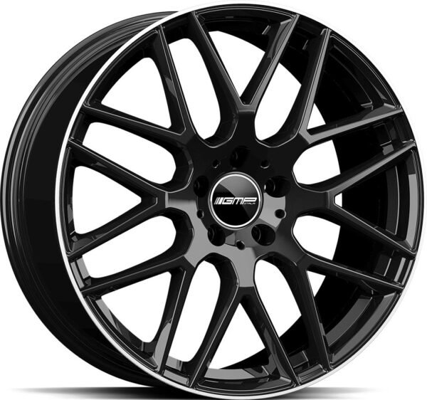 GMP Berghem Black Diam Lip 11,5x22 5/112 ET43 CB66.6 Kulkona R14