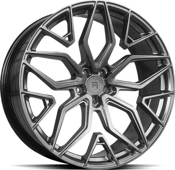 R-SERIES R17 Hyper Silv Black 10x23 5/112 ET38 CB66.6 60°