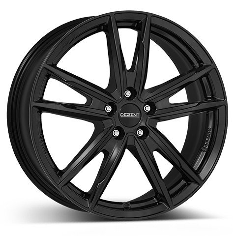 DEZENT KF black 8x17 5/112 ET58 CB66,6 Kulkona R14