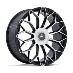 AB051 ENVOY GLOSS BLACK W/ MACHINED FACE 10x24 6/135/139,7 ET30 CB100.3 60°