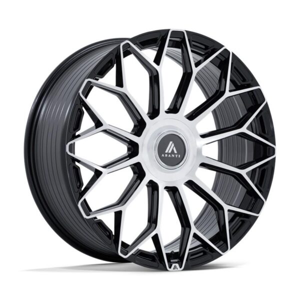 AB051 ENVOY GLOSS BLACK W/ MACHINED FACE 10x24 5/112/120 ET35 CB74.1 60°