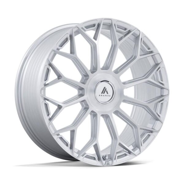 AB051 ENVOY GLOSS SILVER W/ BRUSHED FACE 10x24 5/112/120 ET35 CB74.1 60°