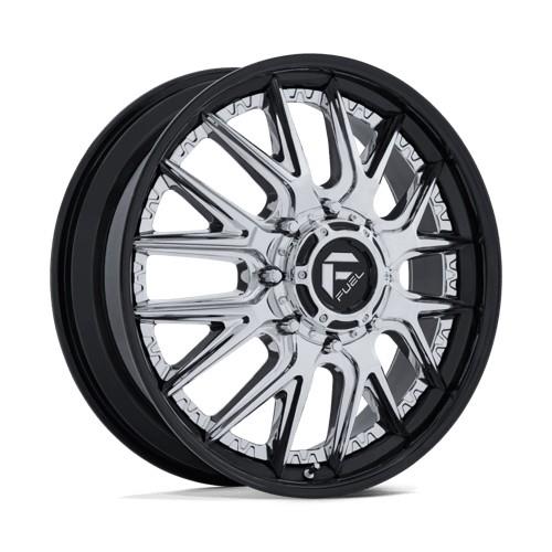 D407 CATALYST DUALLY CHROME W/ GLOSS BLACK LIP 8,25x24 8/200 ET105 CB142.0 60°