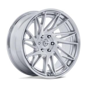 FC405 DYNAMO GLOSS SILVER W/ CHROME LIP & BRUSHED 10x22 6/139,7 ET-18 CB106.1 60°