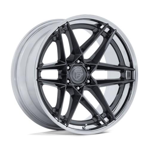 article_336785 FC408 FLIGHT GLOSS GUNMETAL W/ CHROME LIP 10x22 6/135 ET-18 CB87.1 60°