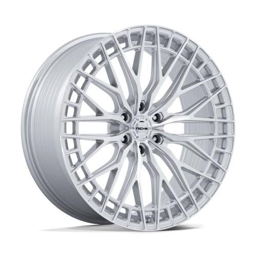 NC288 GENOA GLOSS SILVER W/ MACHINED FACE 10x24 6/139,7 ET20 CB106.1 60°