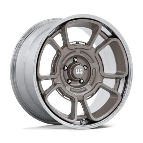 UC147 FLAGSTAFF PEWTER W/ CHROME LIP 10,5x22 5/127 ET0 CB78.1 60°