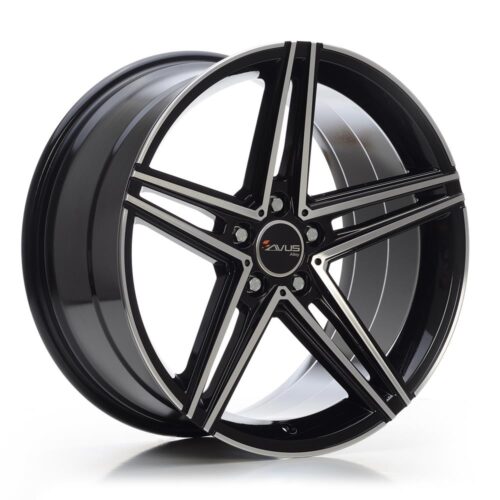 article_276010 AVUS AC-515 Black Polished 8,5x18 5/112 ET35 CB66,6 Kulkona R14