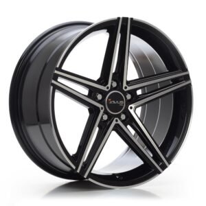 AVUS AC-515K Black Polished 9,5x19 5/112 ET45 CB66,5 Kulkona R14