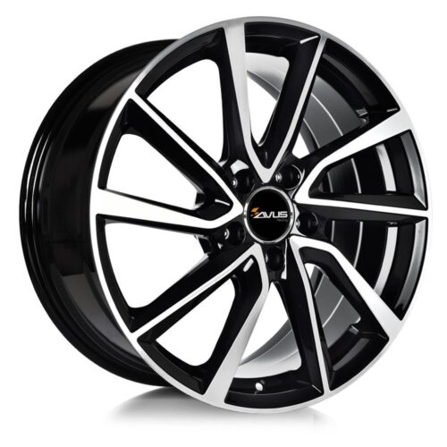 AVUS AC-518 Black Polished 6,5x16 5/114 ET39 CB60,1 60°