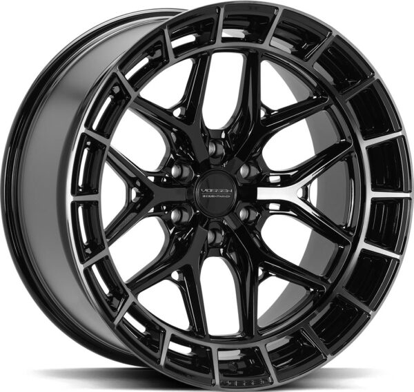 article_308118 VOSSEN HFX1 Tinted Gloss Black 10x22 8/170 ET-18 CB125.1 60°