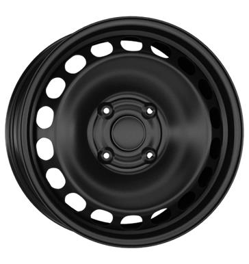 Plåtfälgar & stålfälgar STAAL Black 5x15 4/100 ET40