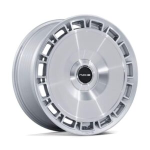 NC287 VENICE GLOSS SILVER W/ MACHINED FACE 10x24 5/112/120 ET35 CB74.1 60°